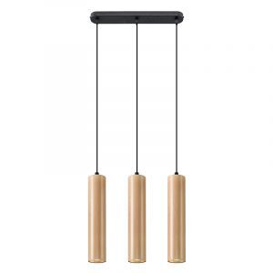 Holz Pendelleuchte Braun, Francina