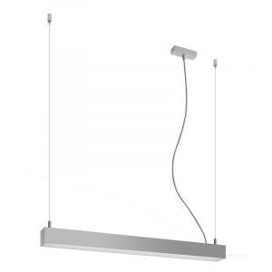 Aluminium Pendelleuchte Grau, Mascha, 22W, 3000K LED