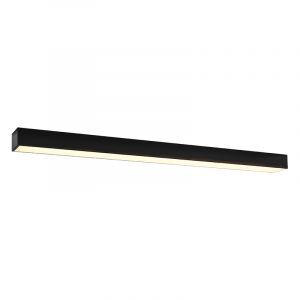 Aluminium Deckenleuchte Schwarz, Mascha, 31W, 3000K LED