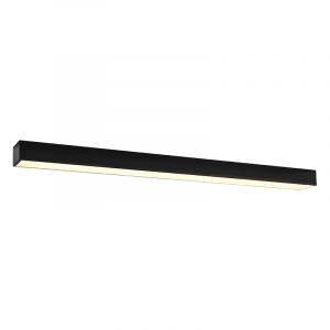 Aluminium Deckenleuchte Schwarz, Mascha, 38W, 3000K LED