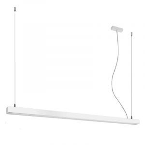 Aluminium Pendelleuchte Weiß, Mascha, 48W, 3000K LED