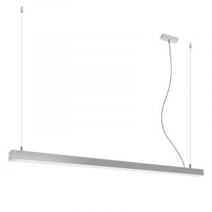 Aluminium Pendelleuchte Grau, Mascha, 48W, 3000K LED