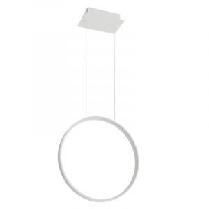Aluminium Pendelleuchte Weiß, Ringo, 30W, 3000K LED