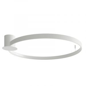 Aluminium Deckenlampe Weiß, Ringo, 50W, 3000K LED