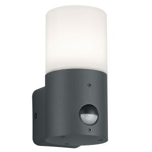 Anthrazit Außen Wandleuchte mit Bewegungsmelder Modern, Fjelso, IP44