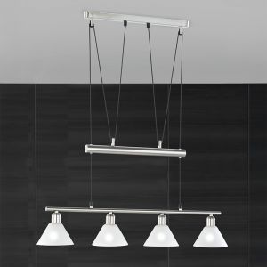 Nickel Pendelleuchte Antik, Portland