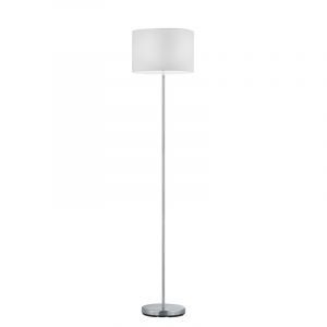 Nickel Stehlampe Metall, Ledbury, mit Schalter