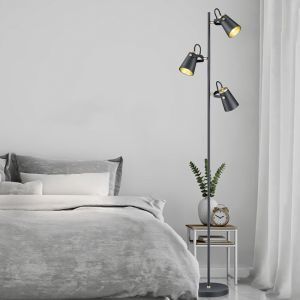 Schwarze Stehlampe Modern, Skals, mit Schalter