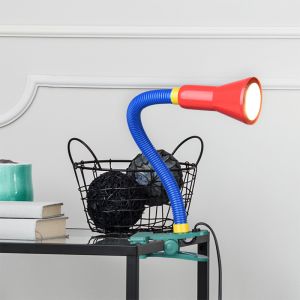 Mehrfarbige Kinderzimmer Tischleuchte Kunststoff, Helin, mit Schalter