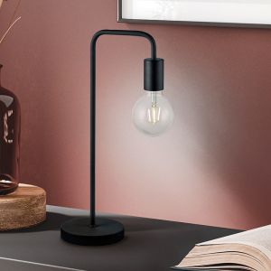 Schwarze Tischleuchte Modern, Ritual, mit Schalter