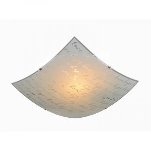 Weiße Deckenlampe Antik, Anna