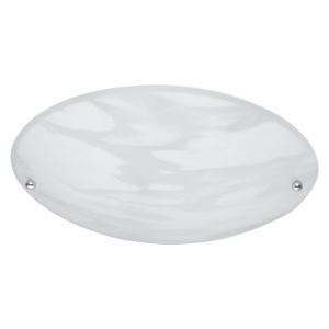 Silberne Deckenlampe Glas, Celino