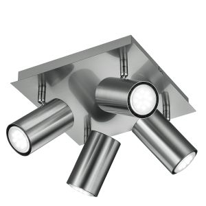 Nickel Deckenstrahler Modern, Kaso