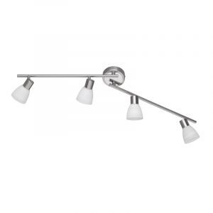 Nickel Deckenstrahler Glas, Edwin