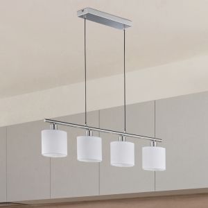 Nickel Pendelleuchte Modern, Koge
