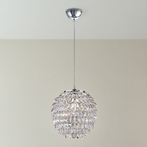 Chrom Pendelleuchte Retro, Ilse