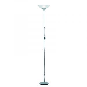 Graue Stehlampe Kunststoff, Willem, mit Schalter
