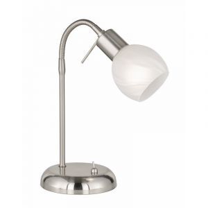 Nickel Mini Einbaustrahler Modern, Benita, mit Schalter