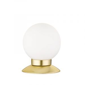 Messing Tischleuchte Modern, Nolan, 3W, 3000K LED, mit Schalter