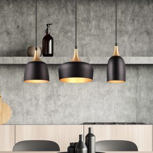 Schwarze Pendelleuchte Modern, Declan