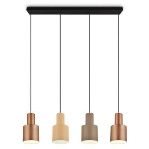 Taupe Pendelleuchte Modern, Amila