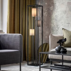 Schwarze Stehlampe Modern, Gilano