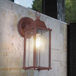Rostfarbene Außenleuchte Industrial, Celeste, IP23