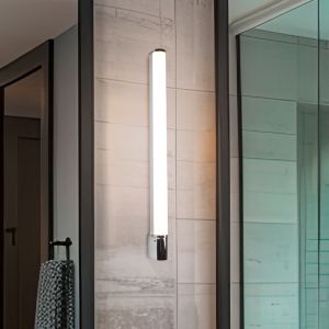 Chrom Wandleuchte Badezimmer Modern, Bernou, 16W, 3000K LED, IP44