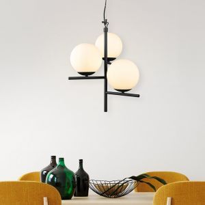 Weiße Pendelleuchte Modern, Silkis