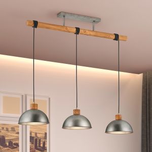 Nickel Pendelleuchte Vintage, Amarey