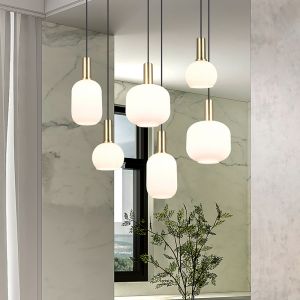 Weiße Pendelleuchte Design, Nurullah