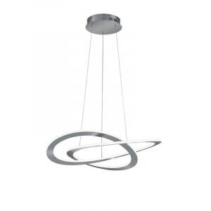 Nickel Pendelleuchte Modern, Jamilla, 52W, 3000K LED