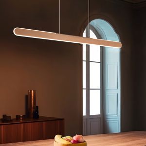 Braune Pendelleuchte Modern, Dwayn, 28W, warm- bis kaltweiß einstellbare LED
