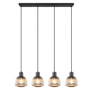 Schwarze Pendelleuchte Modern, Meriem