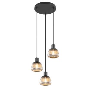 Schwarze Pendelleuchte Modern, Meriem