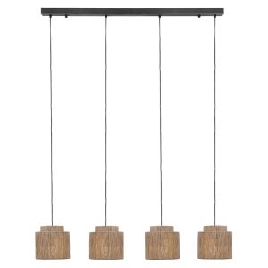 Beige Pendelleuchte Landhaus, Rinus