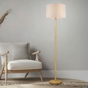 Holz Stehlampe Modern, Caya, mit Schalter