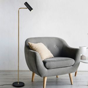 Messing Stehlampe Modern, Kaso, mit Schalter