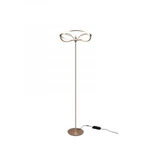 Messing Stehlampe Modern, Remy, 31W, 3000K LED, mit Schalter