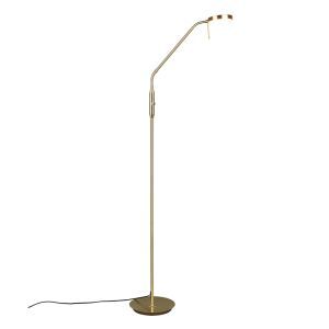 Messing Bogenlampe Modern, Bilge, 12W, in Lichtfarbe einstellbare LED, mit Schalter