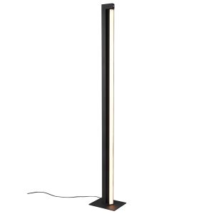 Schwarze Stehlampe Modern, Raihana, 21W, White Switch LED, mit Touch-Dimmer