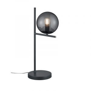 Anthrazit Tischleuchte Modern, Silkis, mit Schalter