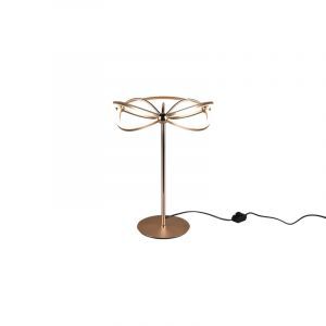 Messing Tischleuchte Modern, Remy, 20W, 3000K LED, mit Schalter