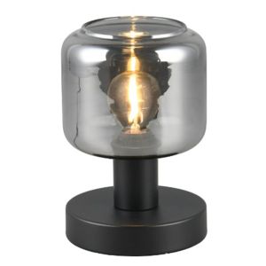 Graue Tischleuchte Design, Lahcen