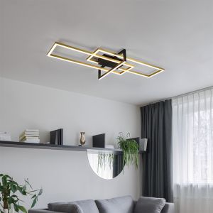Messing Deckenlampe Modern, Hatun, 34W, 3000K LED