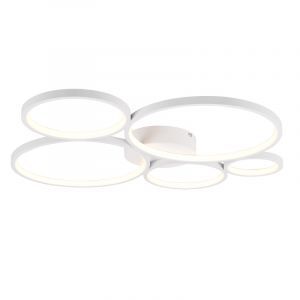 Weiße Deckenlampe Modern, Robon, 49W, 3000K LED