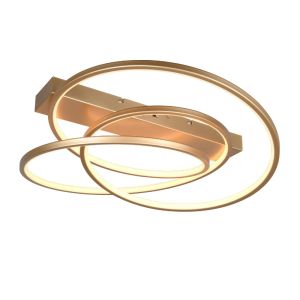 Goldene Deckenlampe Design, Teodore, 34W, White Switch LED, 3-stufig dimmbar