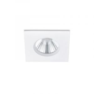 Weiße Badezimmer Einbaustrahler Modern, Iman, 5W, 3000K LED, IP65