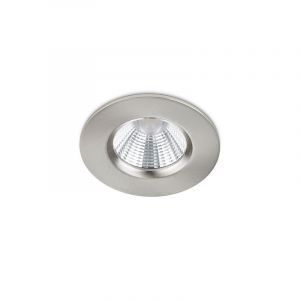 Nickel Badezimmer Einbaustrahler Modern, Iman, 5W, 3000K LED, IP65