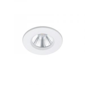 Weiße Badezimmer Einbaustrahler Modern, Iman, 5W, 3000K LED, IP65